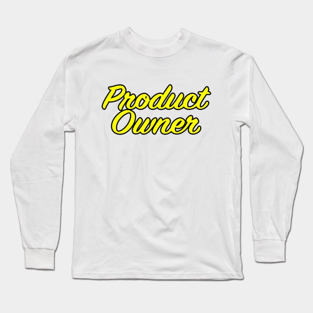 Product Owner Long Sleeve T-Shirt by lenn